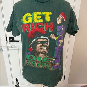 50 Cent Graphic Green T-Shirt size L